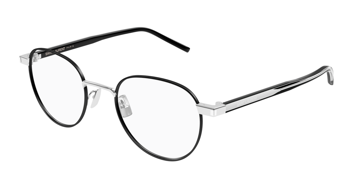Saint Laurent SL 781 Eyeglasses - Silver / Transparent (003)