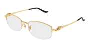 Cartier CT0602OA Eyeglasses - Gold / Transparent (001)