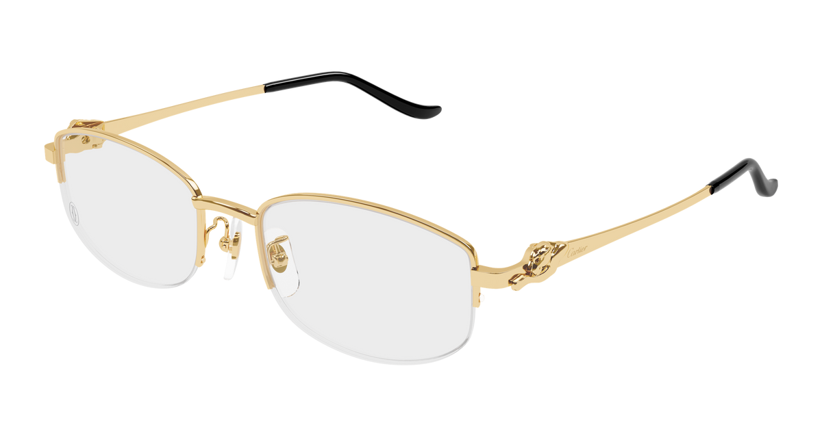 Cartier CT0602OA Eyeglasses - Gold / Transparent (001)