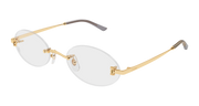 Cartier CT0594O Eyeglasses - Gold / Transparent (001)