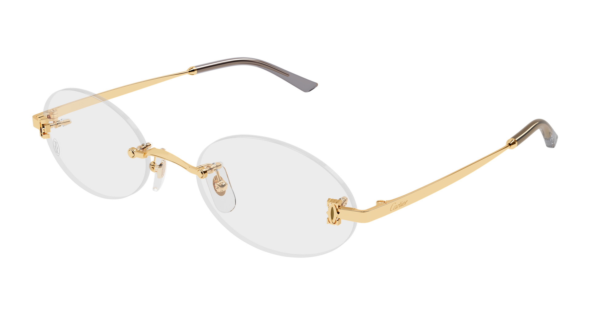 Cartier CT0594O Eyeglasses - Gold / Transparent (001)