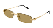 Cartier CT0535S Sunglasses - Gold / Brown (003)