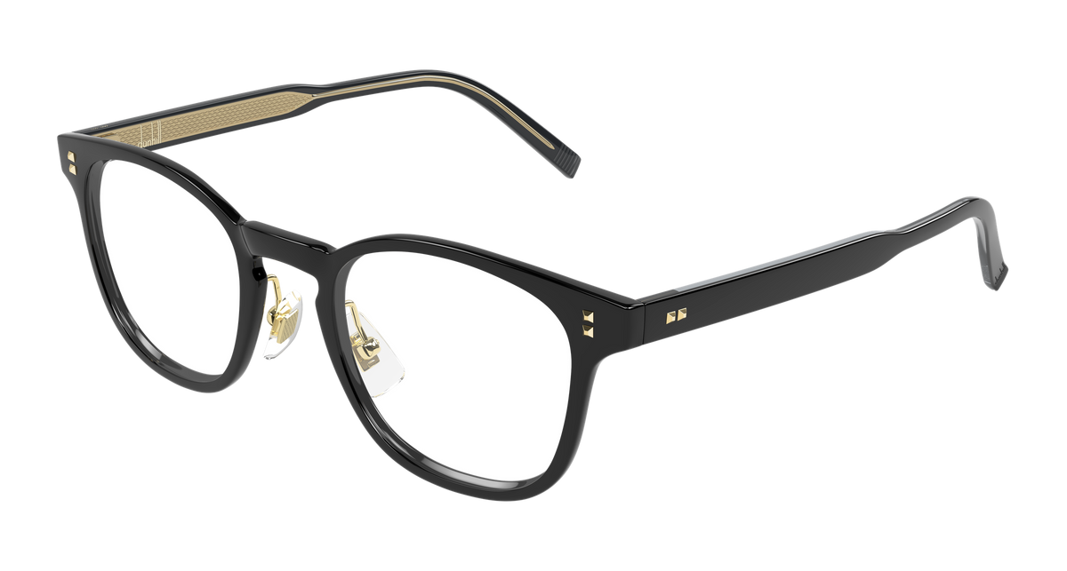 Dunhill DU0116O Eyeglasses - Black / Transparent (001)