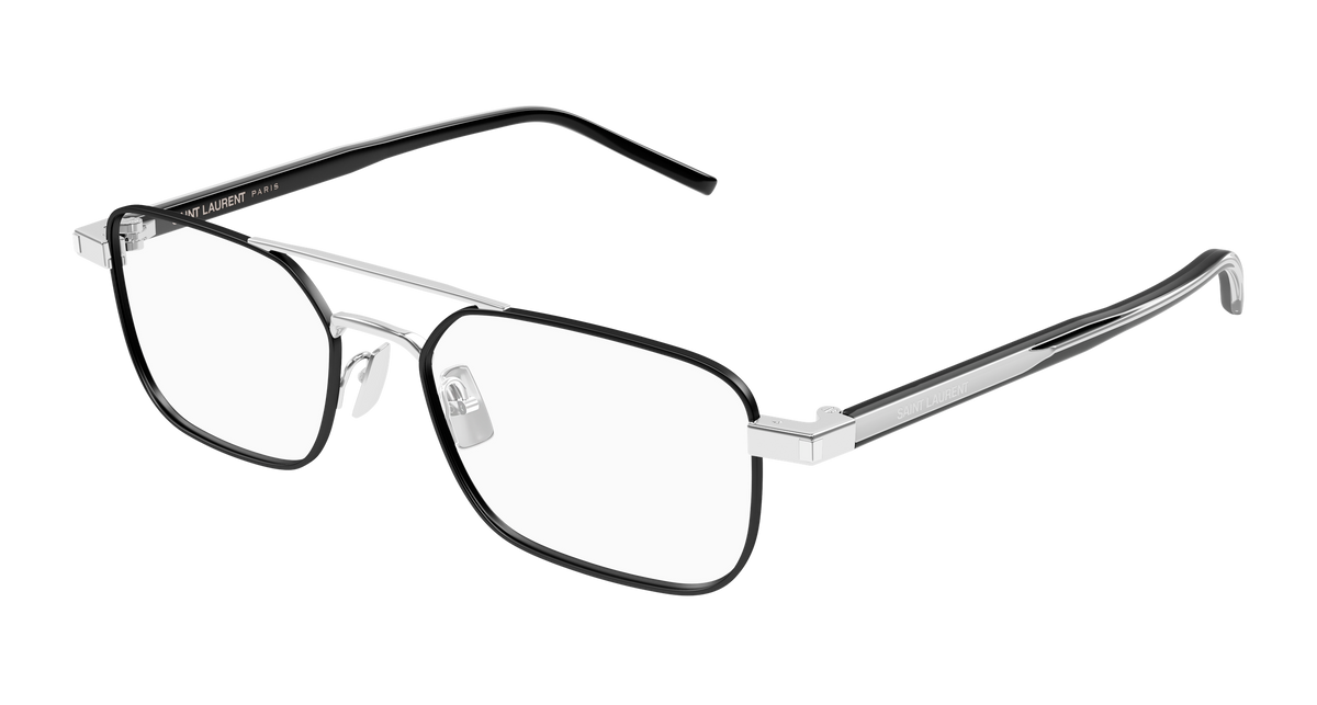 Saint Laurent SL 780 Eyeglasses - Silver / Transparent (003)