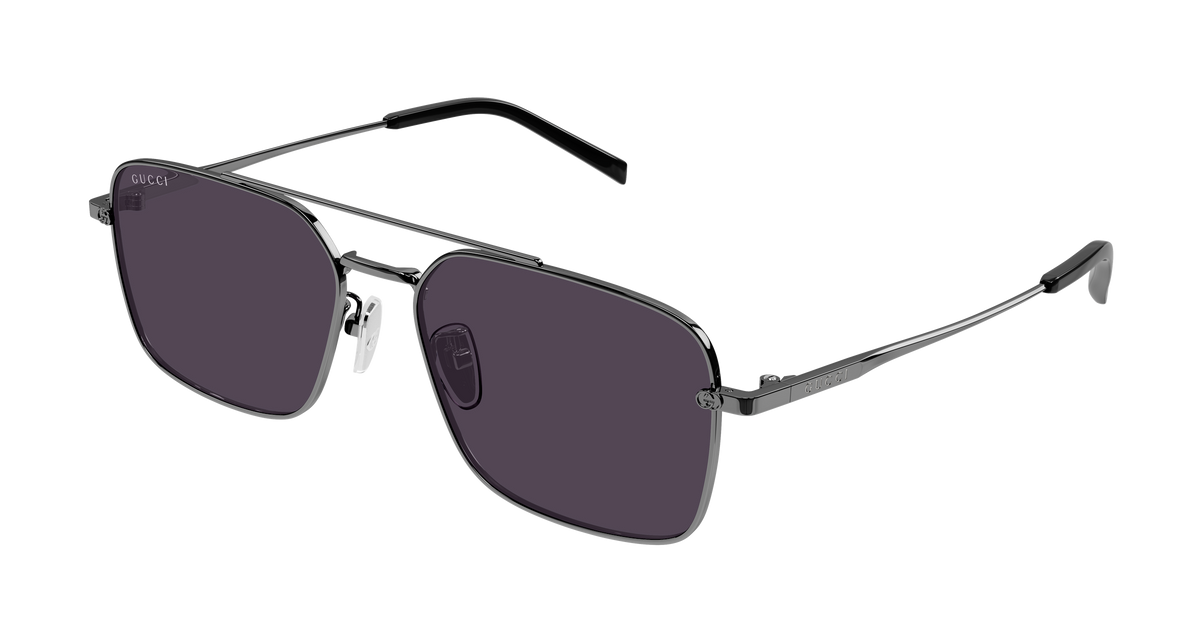 Gucci GG1957SA Sunglasses - Gunmetal / Violet (003)
