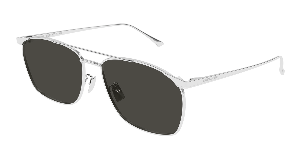 Saint Laurent SL 796 VINCENT Sunglasses - Silver / Grey (002)