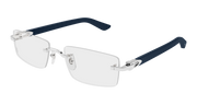 Cartier CT0581O Eyeglasses - Silver / Transparent (008)