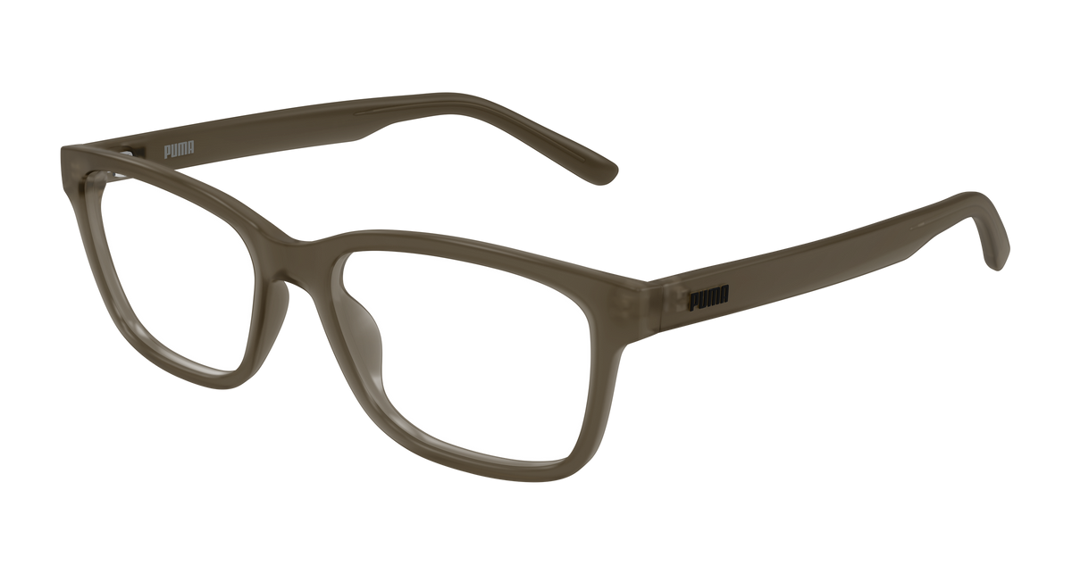 Puma PU0529O Eyeglasses - Brown / Transparent (005)