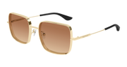 Alexander McQueen AM0564S Sunglasses - Gold / Orange (002)