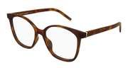 Saint Laurent SL M162 Eyeglasses - Havana / Transparent (003)