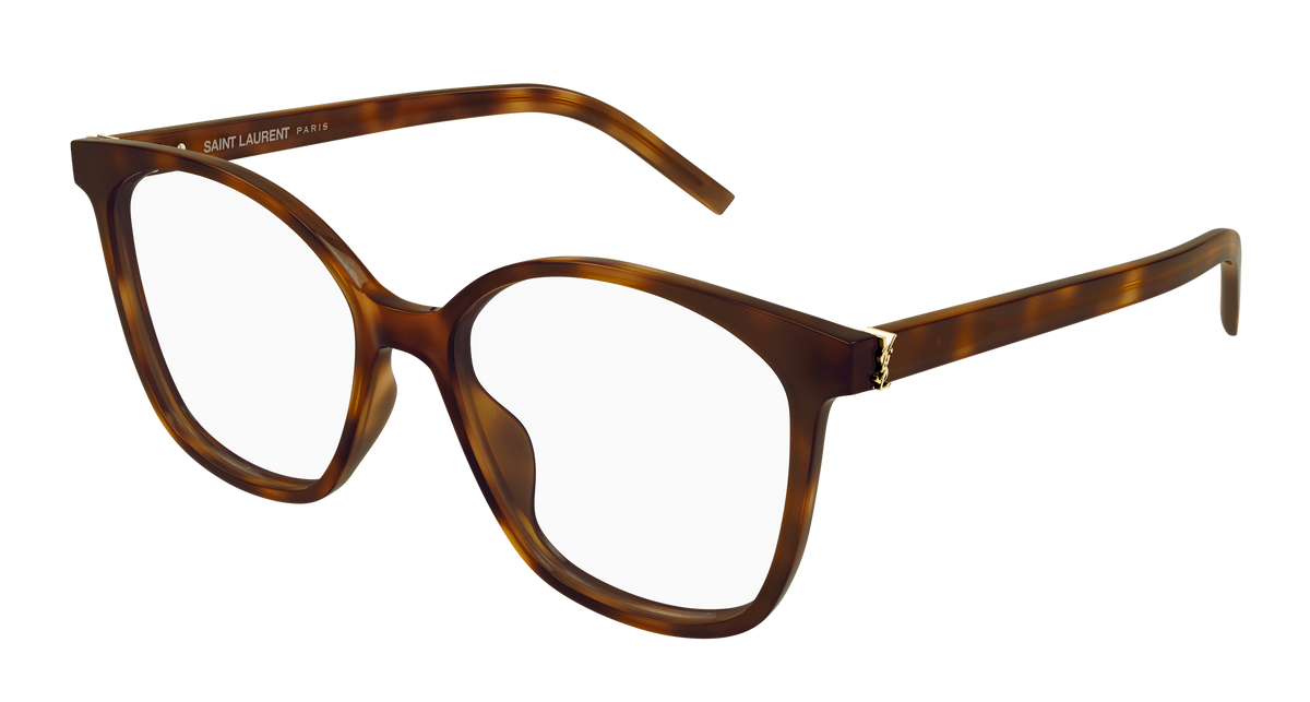 Saint Laurent SL M162 Eyeglasses - Havana / Transparent (003)