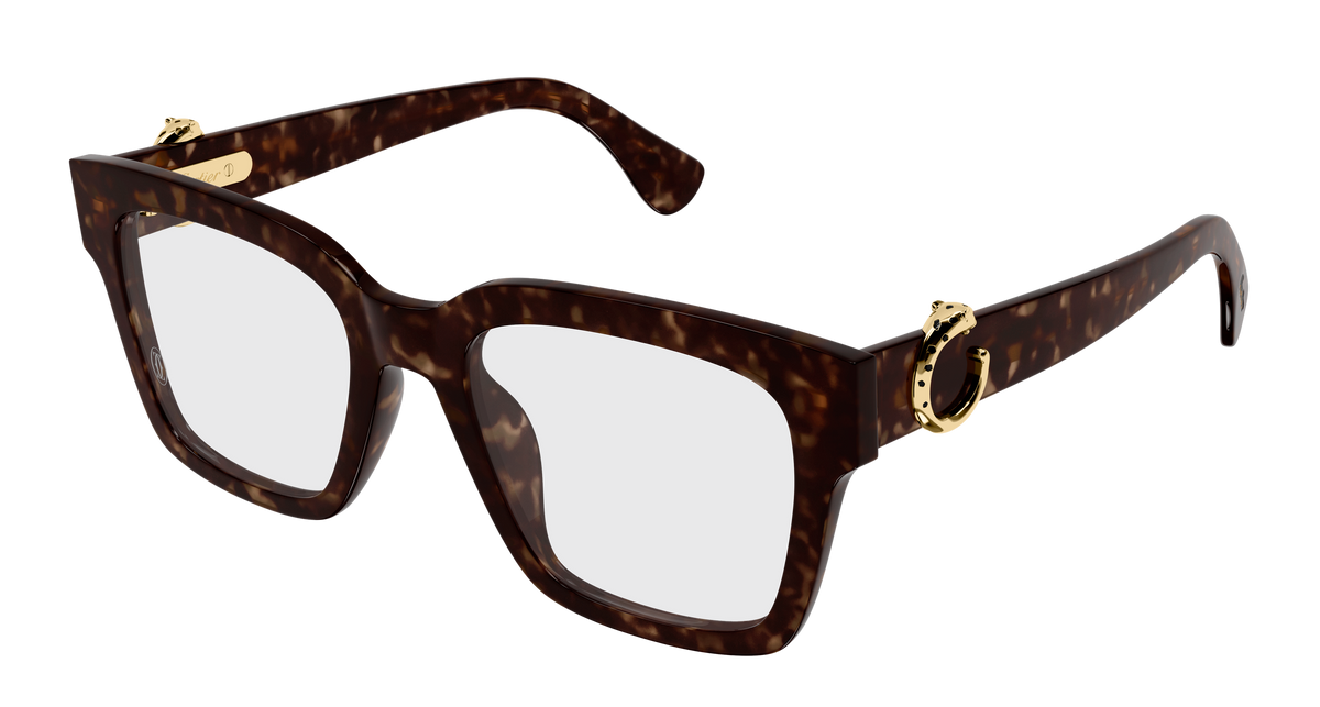 Cartier CT0640O Eyeglasses - Havana / Transparent (003)