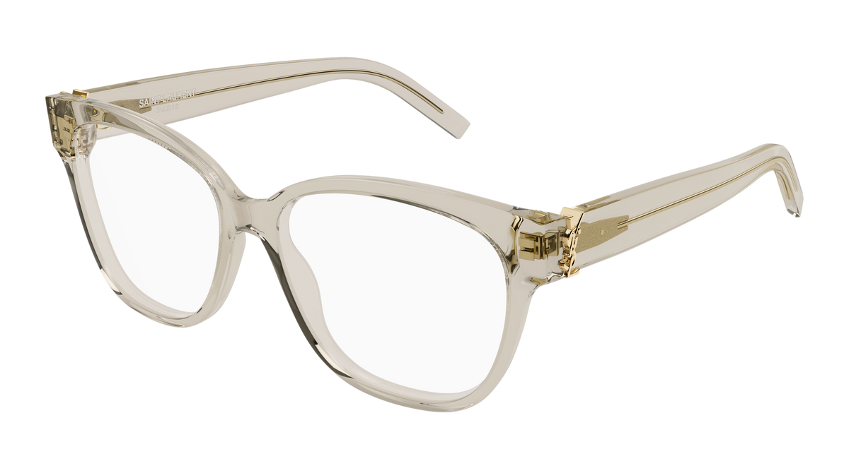 Saint Laurent SL M33 Eyeglasses - Beige / Transparent (009)