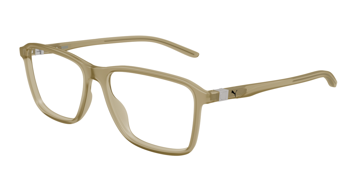 Puma PU0536O Eyeglasses - Beige / Transparent (004)