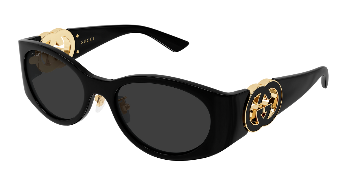 Gucci GG2123SA Sunglasses - Black / Grey (001)