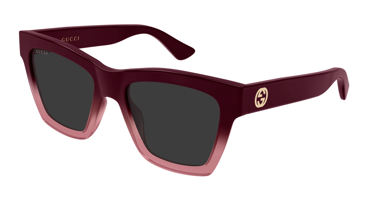 Gucci GG1714S Sunglasses - Burgundy / Grey (008)