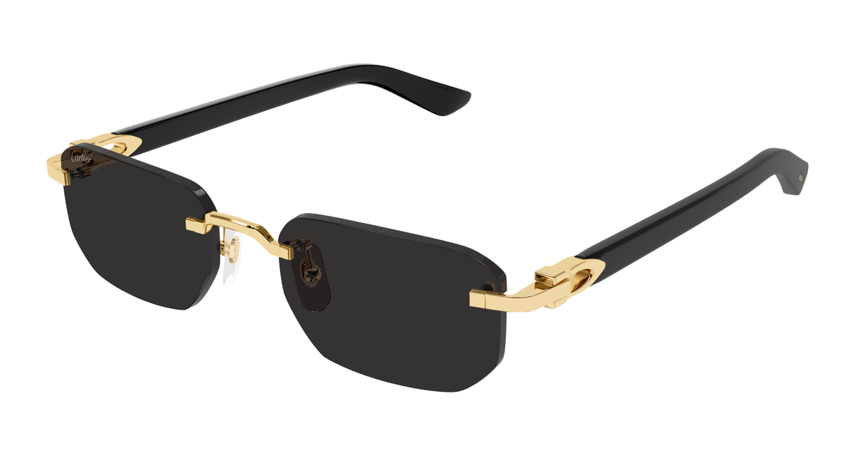 Cartier CT0622S Sunglasses - Gold / Grey (001)