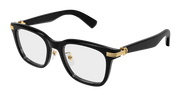 Cartier CT0617OA Eyeglasses - Black / Transparent (001)
