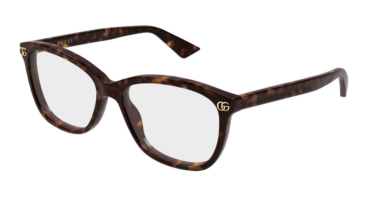 Gucci GG2113OA Eyeglasses - Havana / Transparent (002)