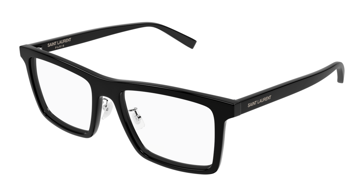 Saint Laurent SL 906/F Eyeglasses - Black / Transparent (001)