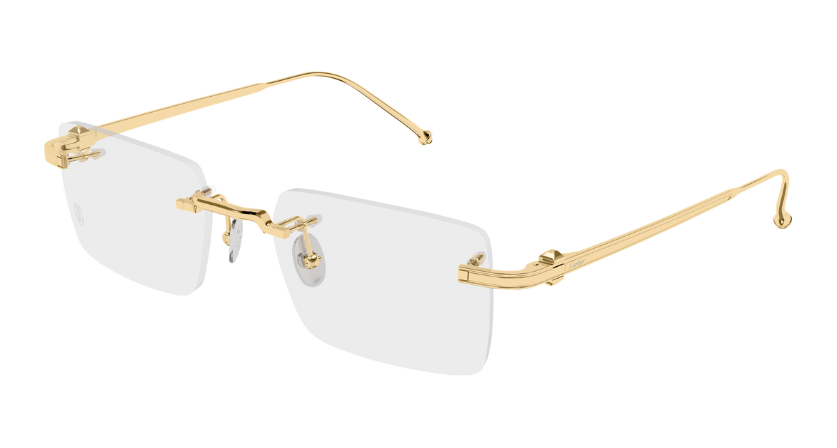 Cartier CT0619O Eyeglasses - Gold / Transparent (001)