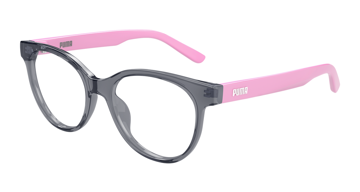Puma PJ0090O Eyeglasses - Grey / Transparent (009)