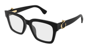 Cartier CT0640O Eyeglasses - Black / Transparent (001)