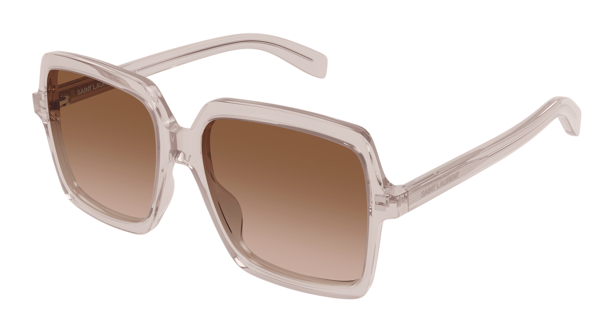 Saint Laurent SL 174 Sunglasses - Nude / Brown (006)