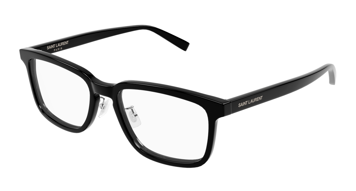 Saint Laurent SL 916/F Eyeglasses - Black / Transparent (001)
