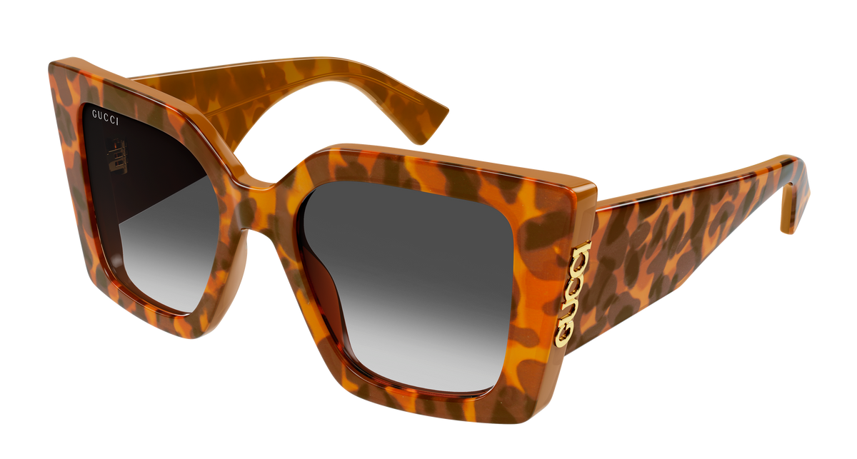 Gucci GG2039S Sunglasses - Havana / Grey (004)