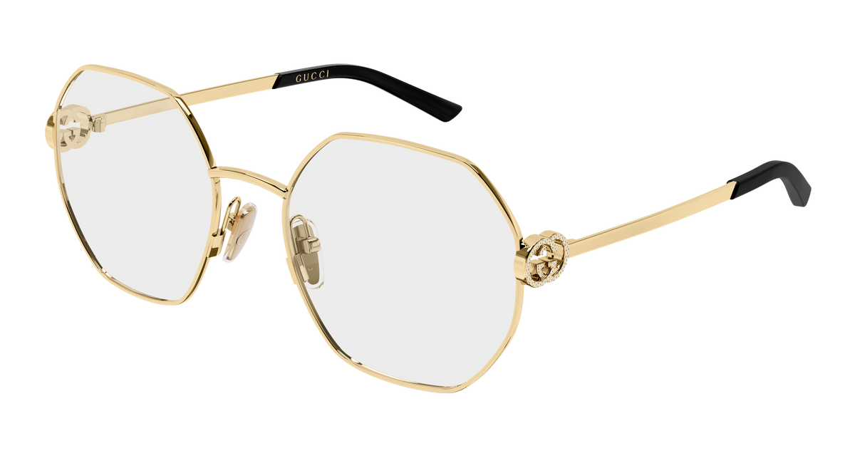 Gucci GG2048O Eyeglasses - Gold / Transparent (002)