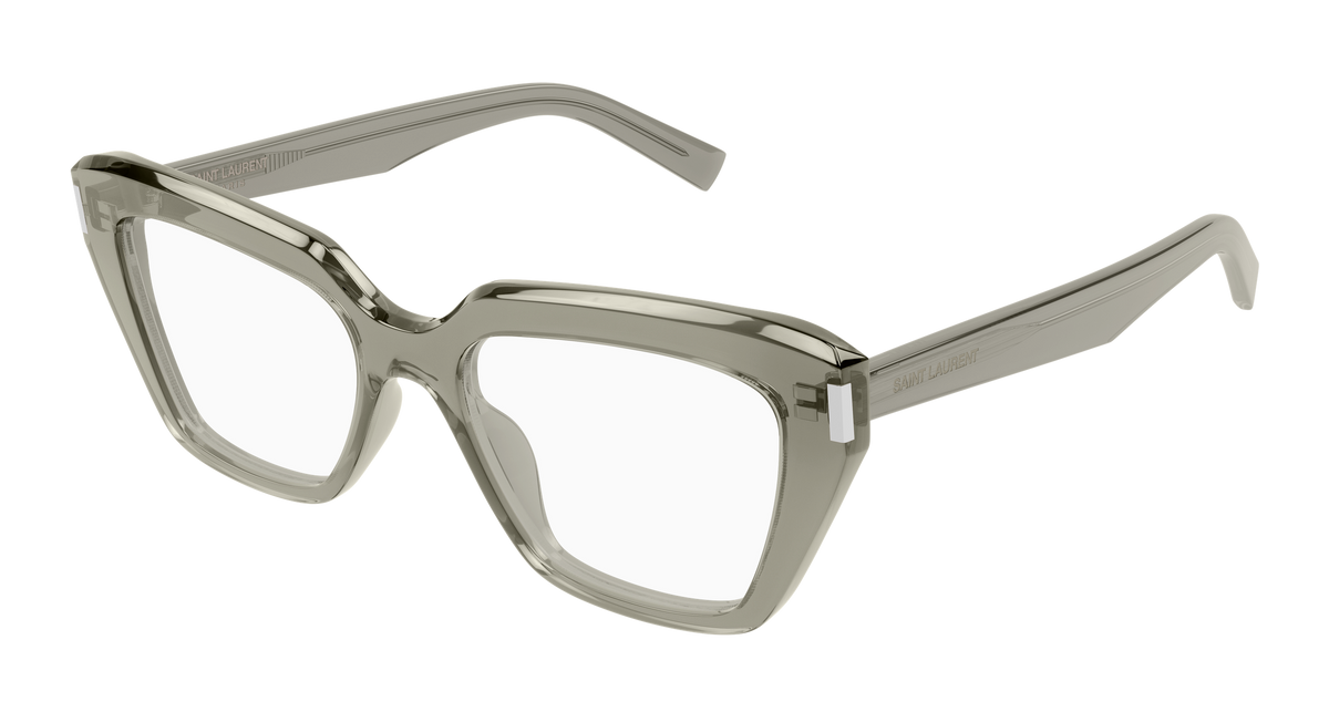 Saint Laurent SL 829 Eyeglasses - Brown / Transparent (005)