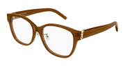 Saint Laurent SL M168/F Eyeglasses - Brown / Transparent (005)