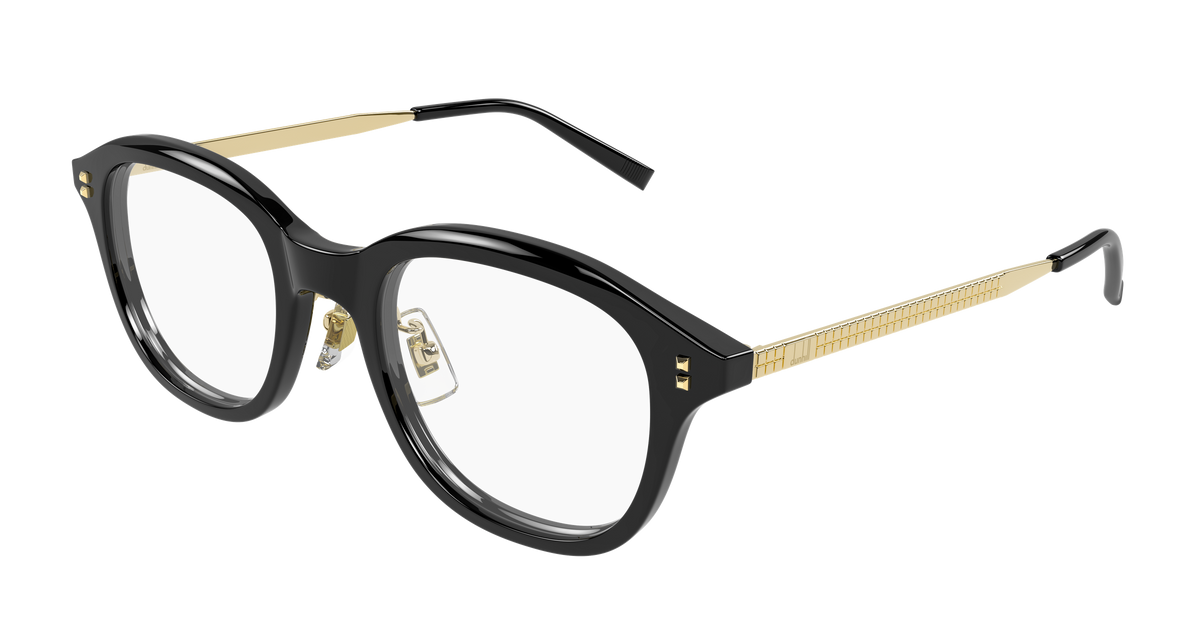 Dunhill DU0140OA Eyeglasses - Black / Transparent (001)