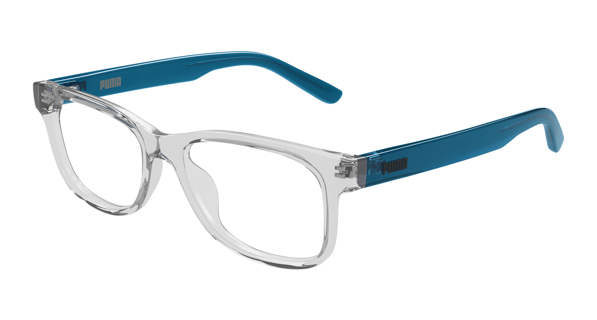 Puma PJ0089O Eyeglasses - Grey / Transparent (007)