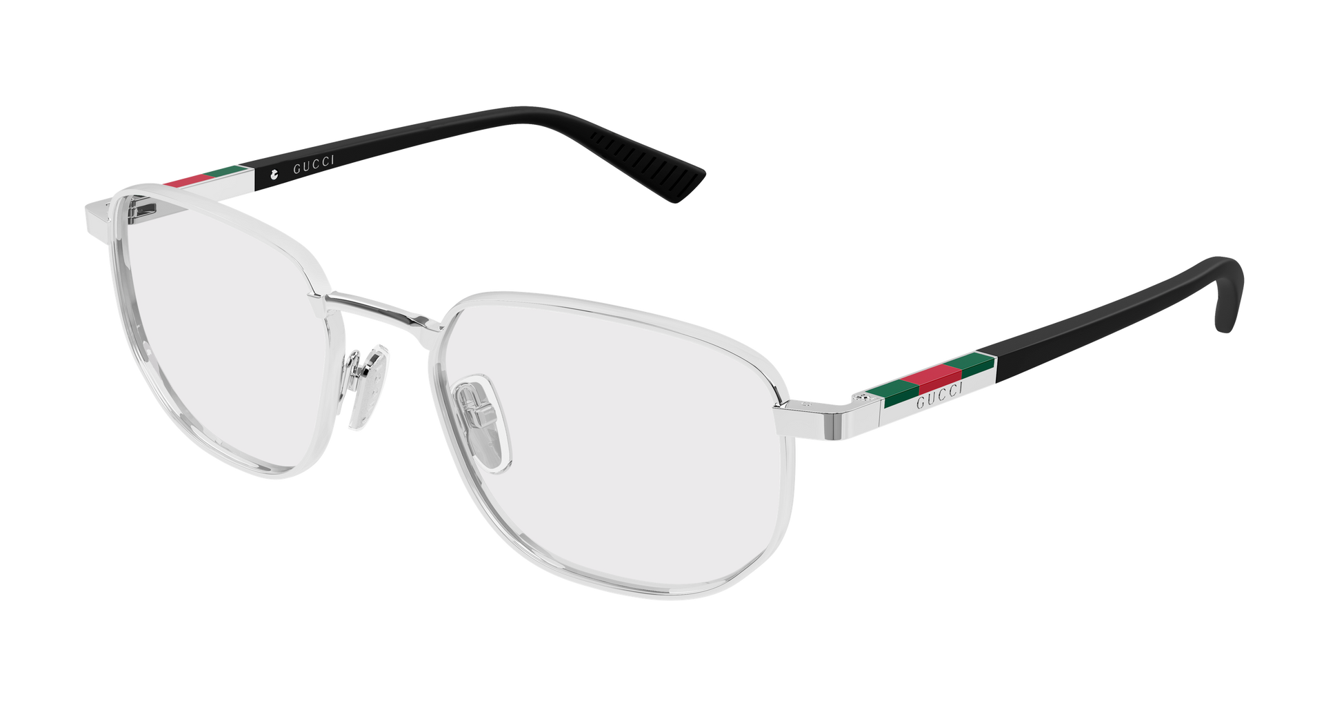 Gucci GG2093O Eyeglasses - Silver / Transparent (001)