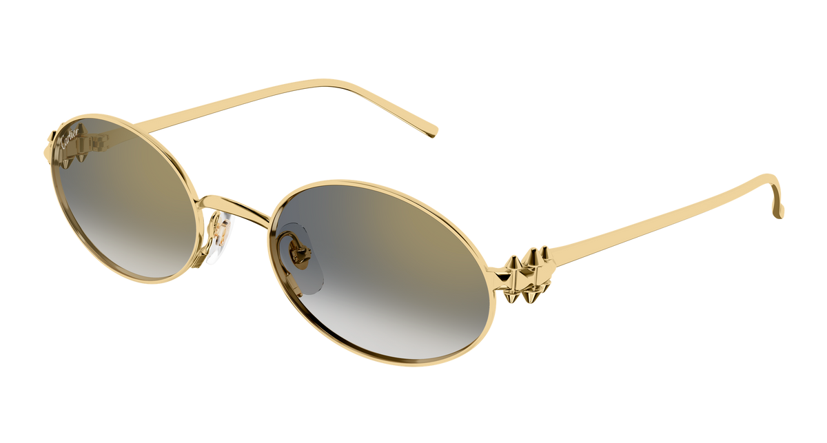 Cartier CT0644S Sunglasses - Gold / Grey (001)