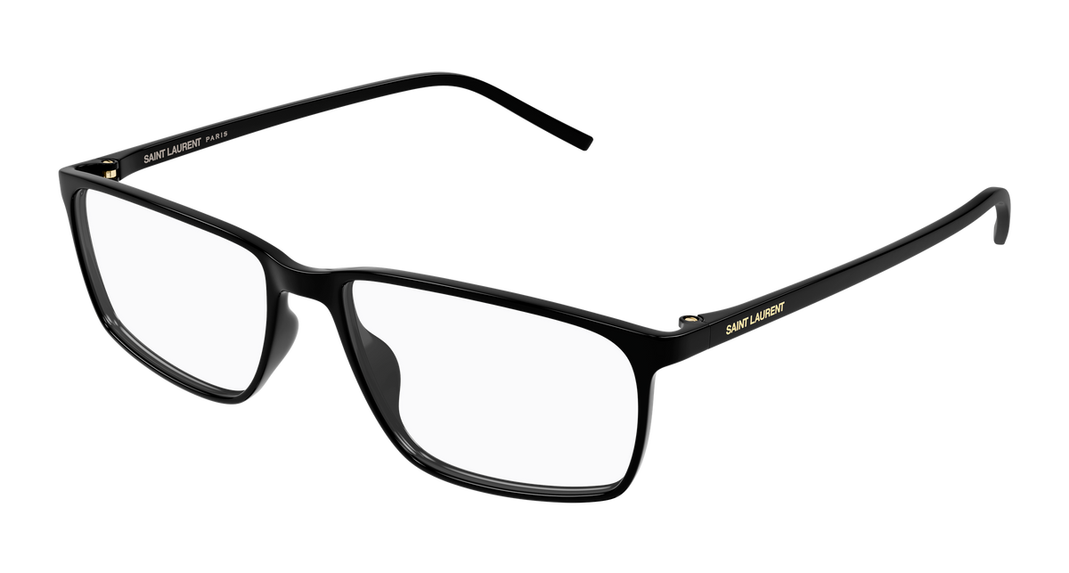 Saint Laurent SL 886 Eyeglasses - Black / Transparent (001)