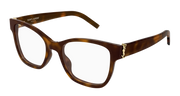 Saint Laurent SL M158 Eyeglasses - Havana / Transparent (003)