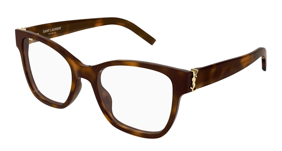 Saint Laurent SL M158 Eyeglasses - Havana / Transparent (003)