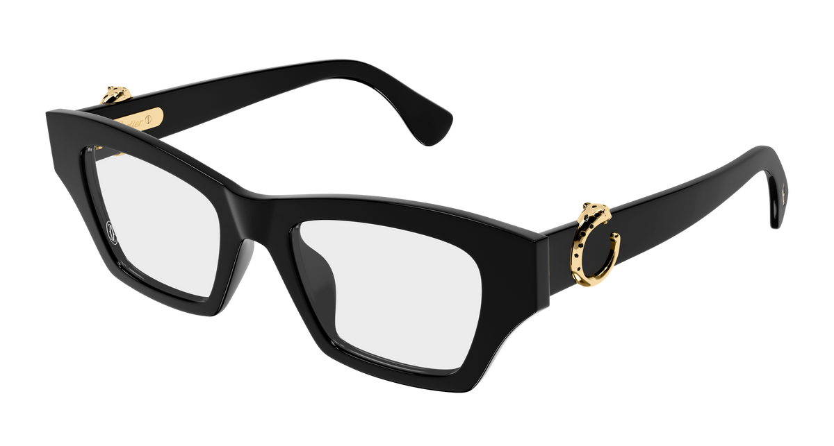 Cartier CT0639O Eyeglasses - Black / Transparent (005)