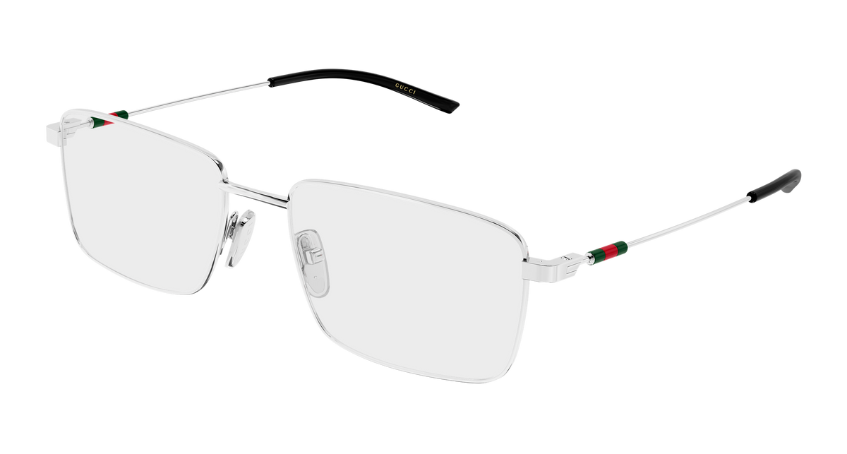 Gucci GG2098O Eyeglasses - Silver / Transparent (001)