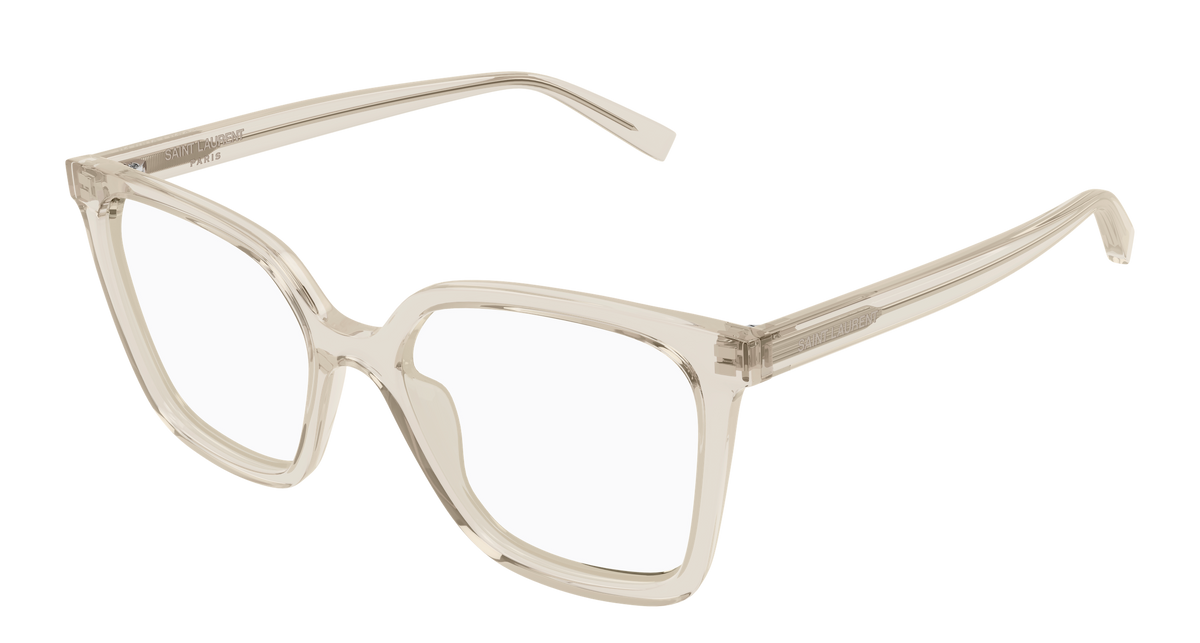 Saint Laurent SL 910 Eyeglasses - Beige / Transparent (004)