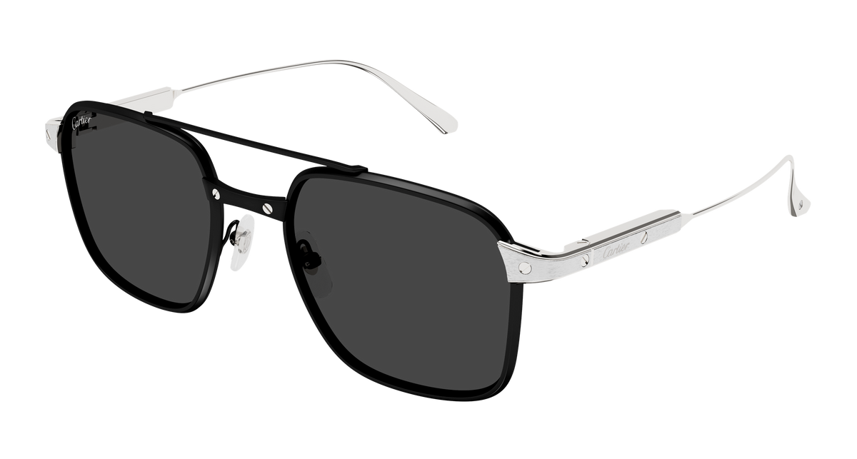 Cartier CT0610S Sunglasses - Black / Smoke (001)