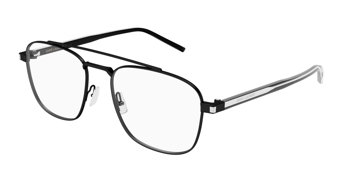 Saint Laurent SL 665 OPT Eyeglasses - Black / Transparent (001)