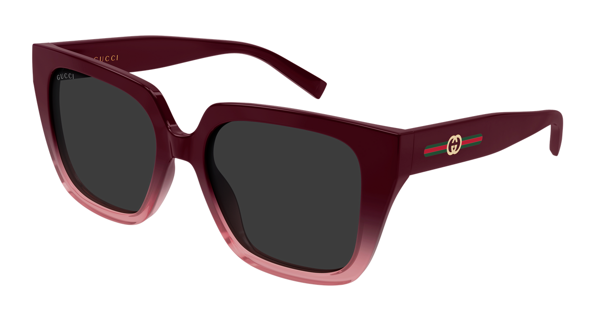 Gucci GG2102S Sunglasses - Burgundy / Grey (003)