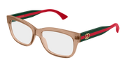 Gucci GG0278ON Eyeglasses - Brown / Transparent (015)