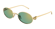 Cartier CT0644S Sunglasses - Gold / Green (004)