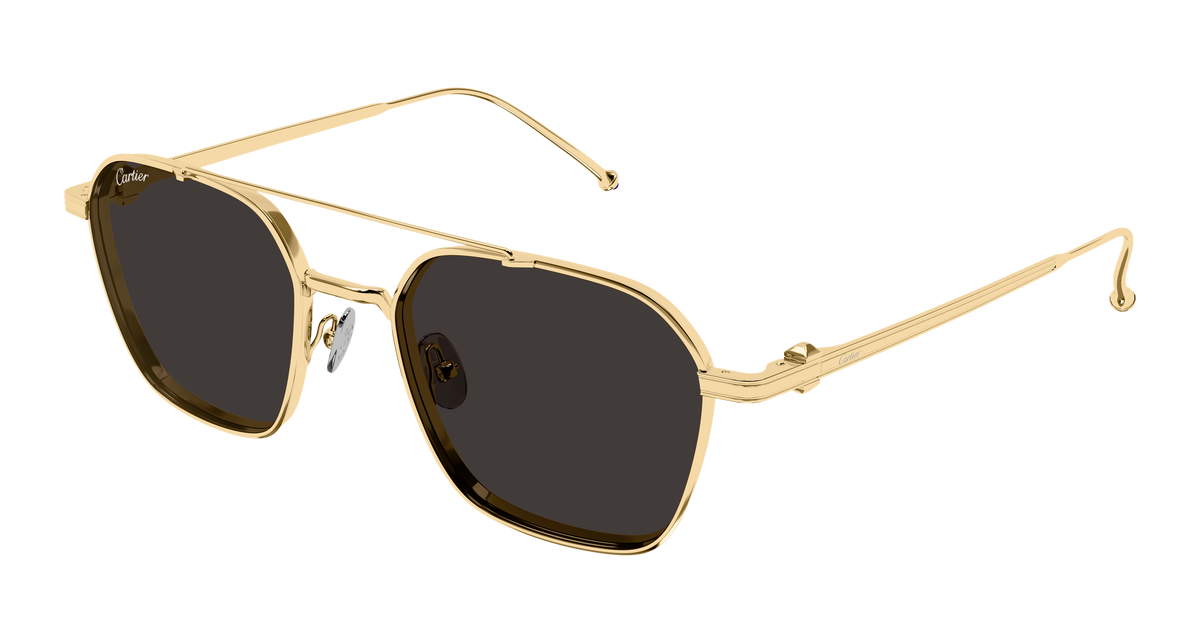 Cartier CT0618S Sunglasses - Gold / Grey (001)
