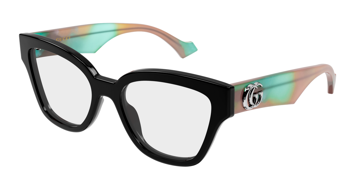 Gucci GG1424O Eyeglasses - Black / Transparent (016)
